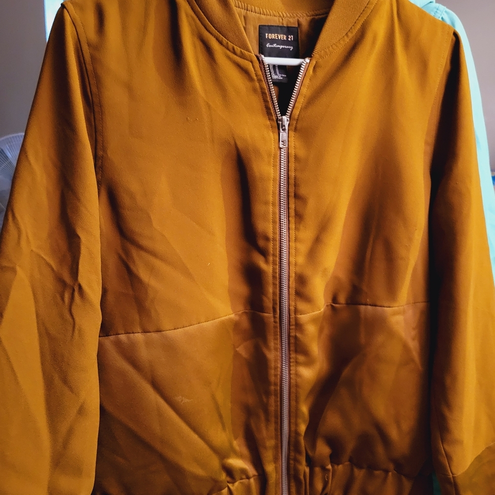 Forever 21 Coffee colored Contemporary Jacket